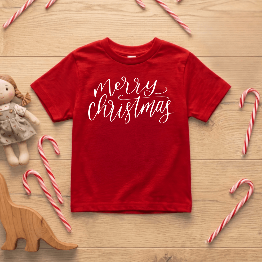 ellyandgrace 6101 Merry Christmas Unisex Youth Shirt