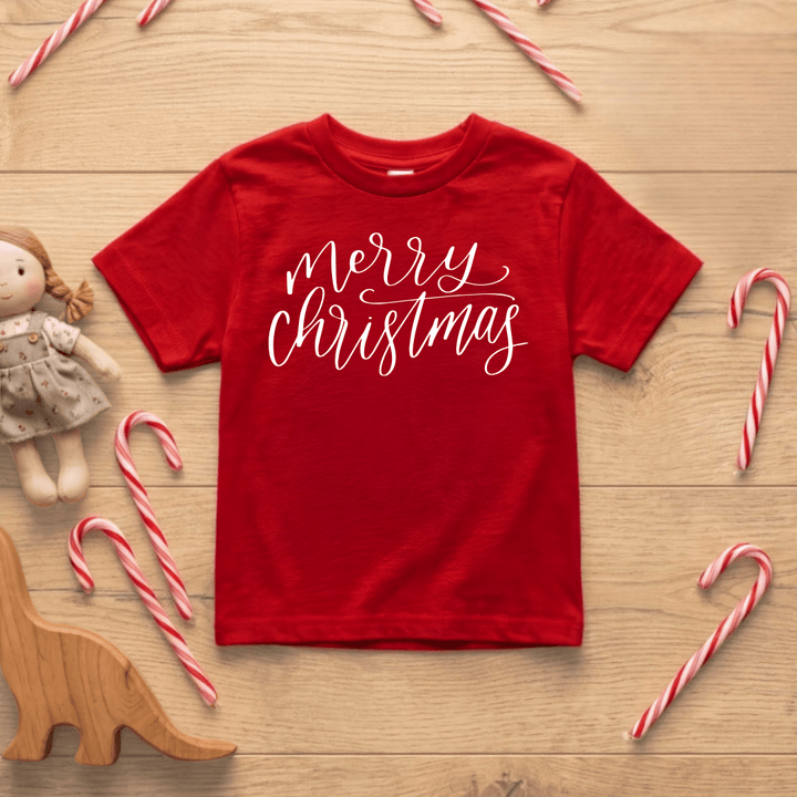 ellyandgrace 6101 Merry Christmas Unisex Youth Shirt