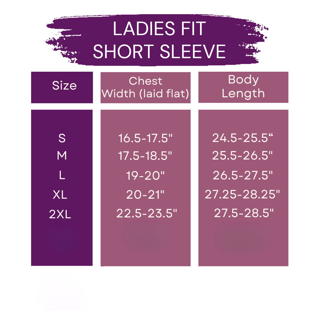 ellyandgrace 64000L Created with a Purpose Ladies Short Sleeve Shirt