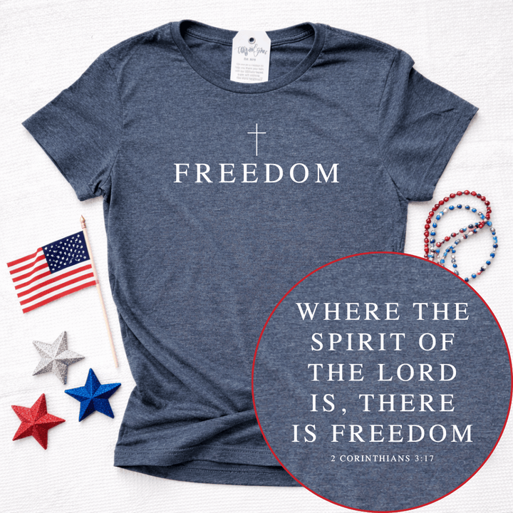ellyandgrace 64000L Freedom Ladies Fit Short Sleeve Shirt