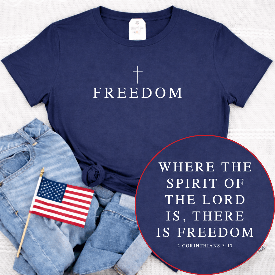 ellyandgrace 64000L Freedom Ladies Fit Short Sleeve Shirt