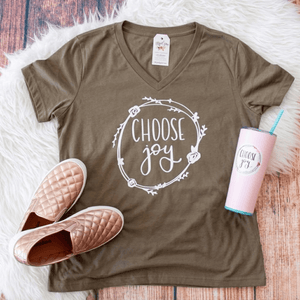 Choose Joy Relaxed Ladies Vneck