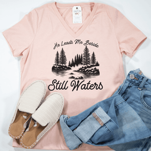 Still Waters Short Sleeve V-neck