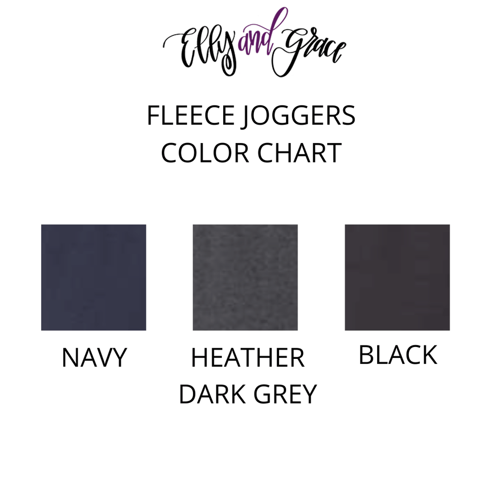 ellyandgrace 975MPR Cross Fleece Joggers