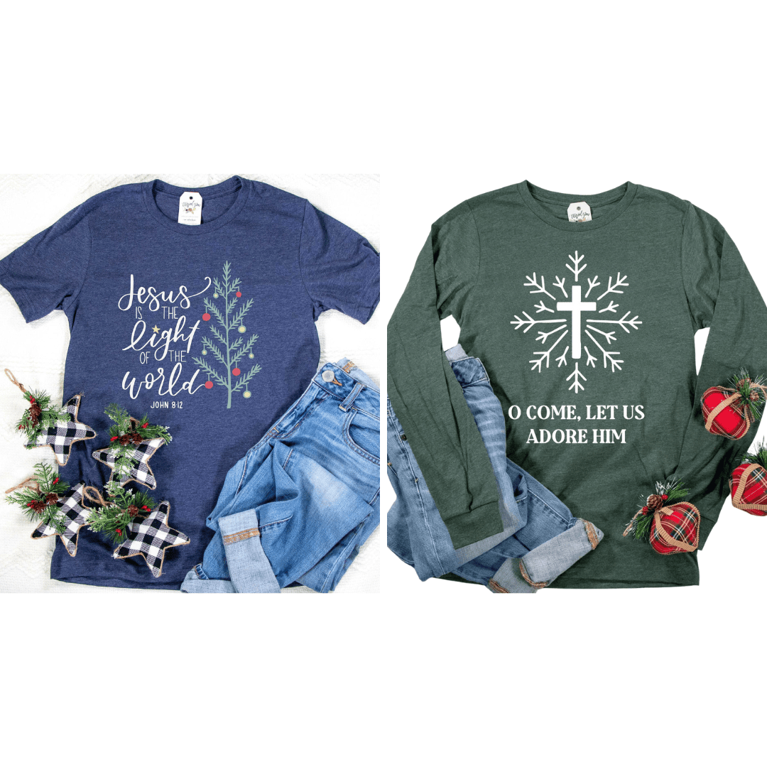 ellyandgrace Black Friday Bestselling T-Shirt + Crew Longsleeve Bundle