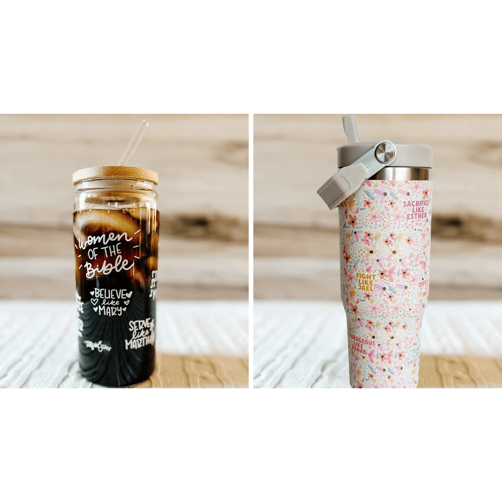 ellyandgrace Black Friday Steel + Glass Tumbler Bundle