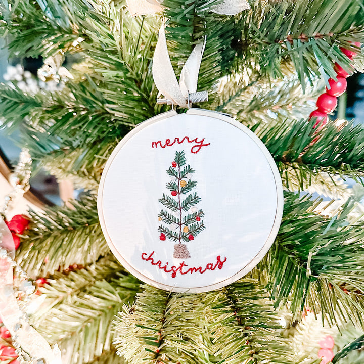 ellyandgrace Bundle 6-PC Christmas Ornament Embroidery Kit Bundle: Silent Night + Joy To The World Ornament Sets