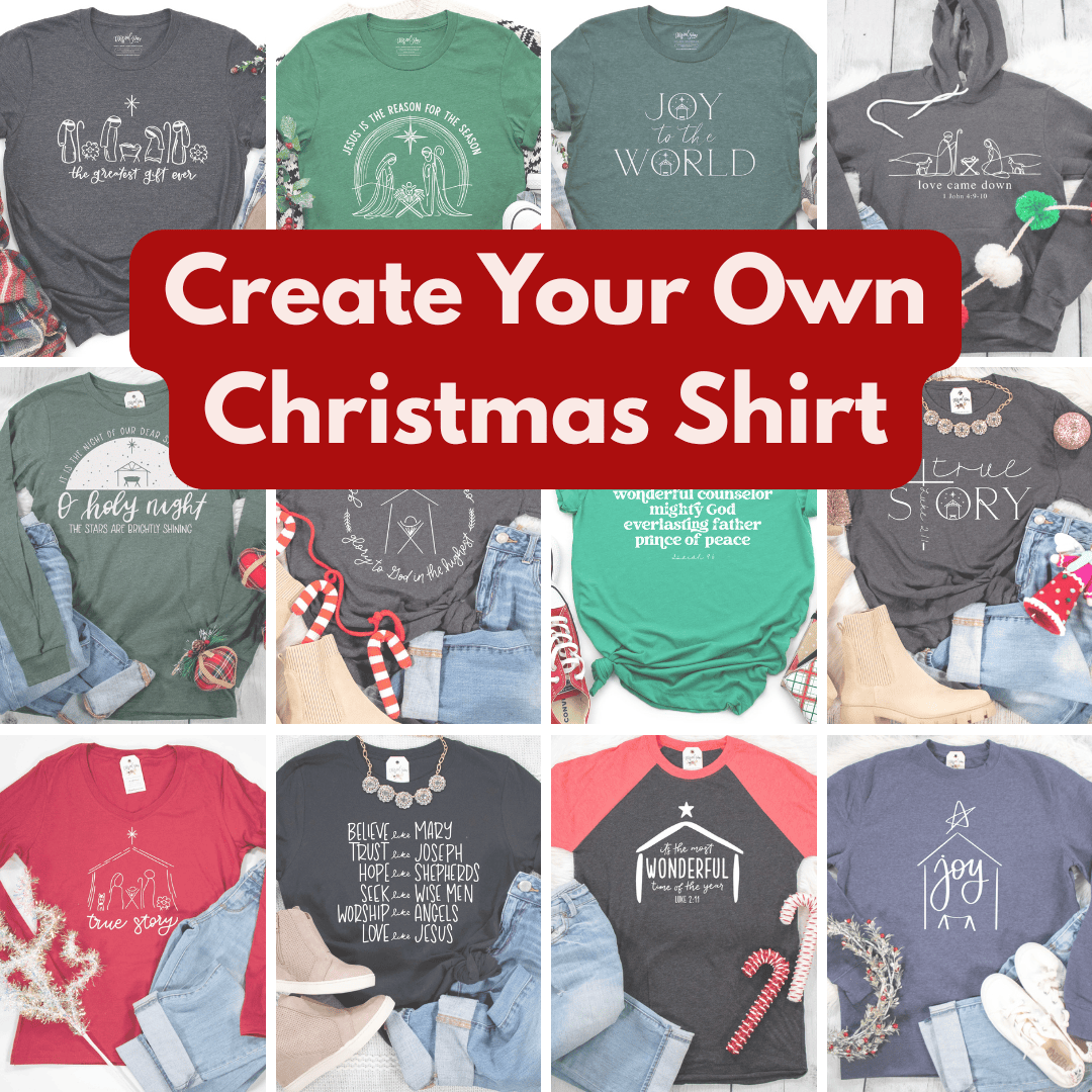 ellyandgrace Create your own Christmas Shirt