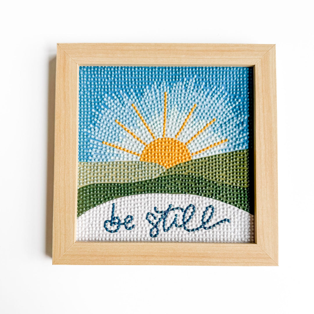 ellyandgrace Diamond Art Kit Be Still Diamond Art Kit