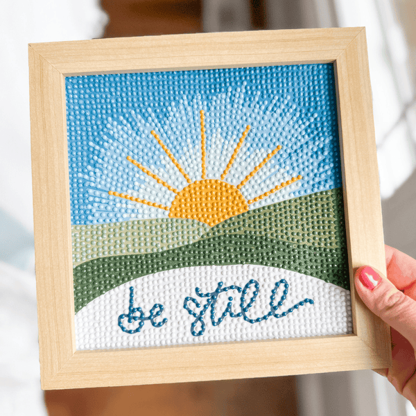 ellyandgrace Diamond Art Kit Be Still Diamond Art Kit