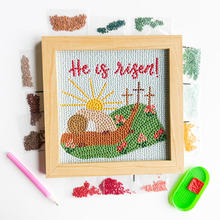 ellyandgrace Diamond Art Kit He is Risen Diamond Art Kit