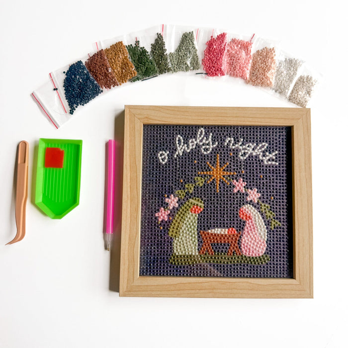 ellyandgrace Diamond Art Kit O Holy Night Diamond Art Kit