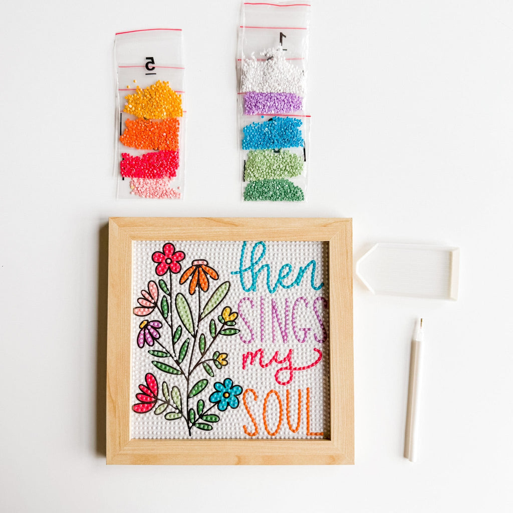ellyandgrace Diamond Art Kit Then Sings My Soul Diamond Art Kit