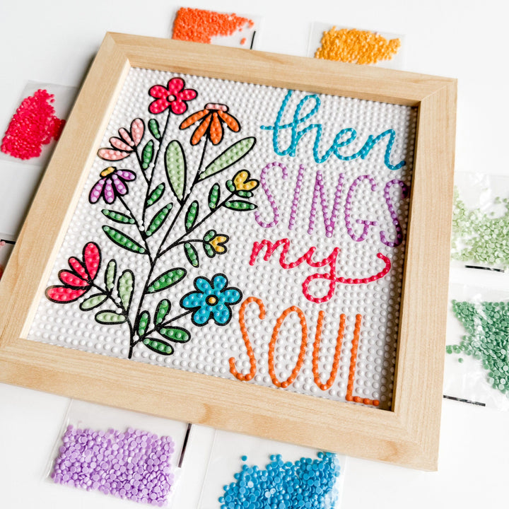 ellyandgrace Diamond Art Kit Then Sings My Soul Diamond Art Kit