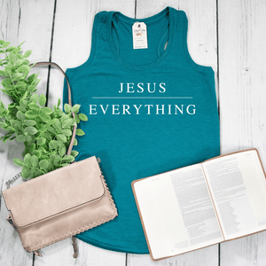 Jesus Over Everything Racerback Tank