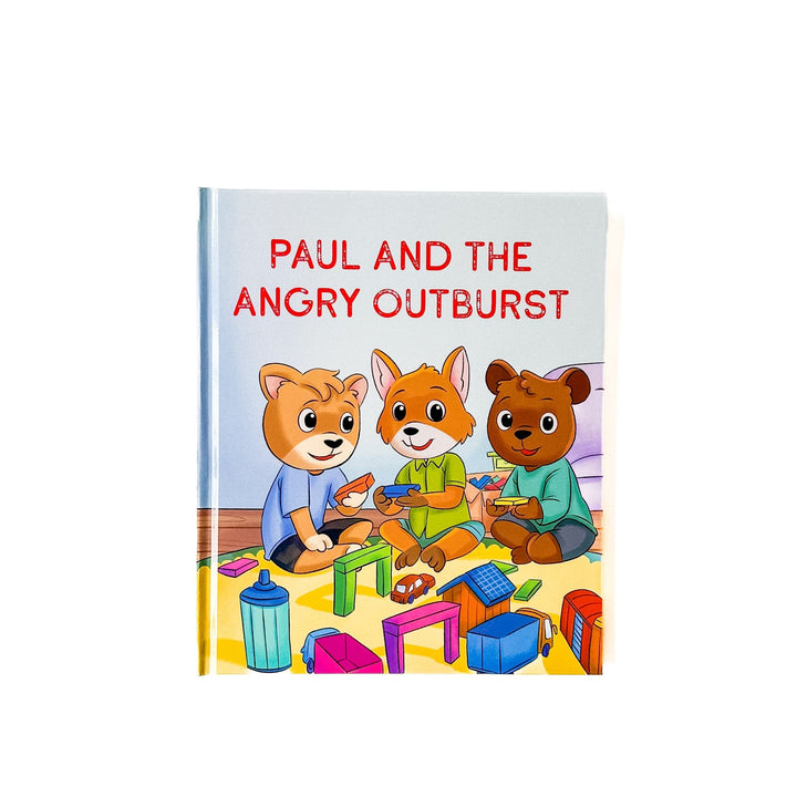 ellyandgrace Doll "Paul And The Angry Outburst" Book + Animal Set