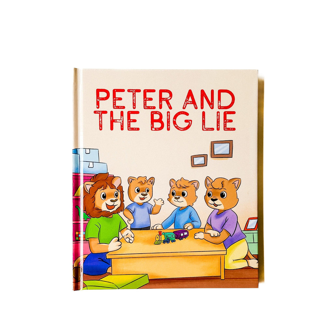 ellyandgrace Doll "Peter And The Big Lie" Book + Animal Set