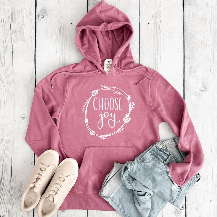 ellyandgrace DT1101 Choose Joy Classic Hoodie