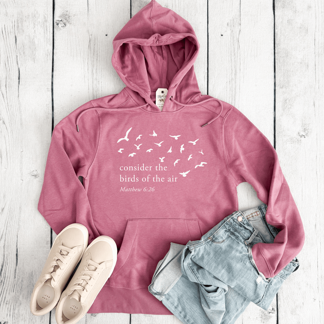 ellyandgrace DT1101 Consider The Birds Classic Hoodie