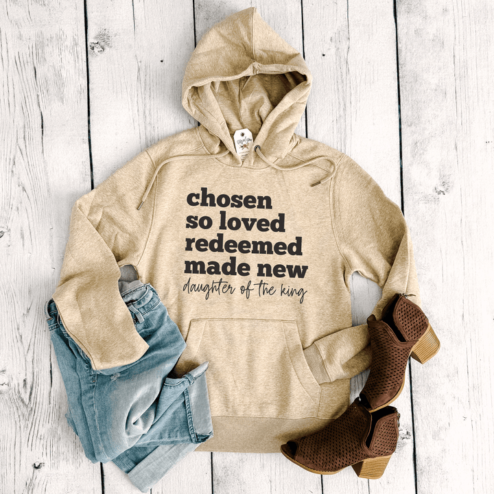 ellyandgrace DT1101 Daughter of the King Classic Hoodie