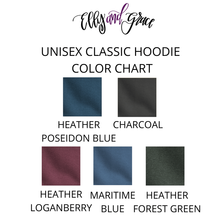 ellyandgrace DT1101 Fall Things Classic Hoodie