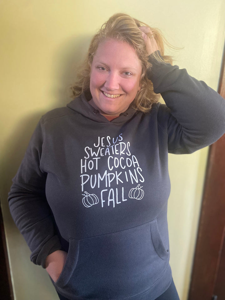 ellyandgrace DT1101 Fall Things Classic Hoodie