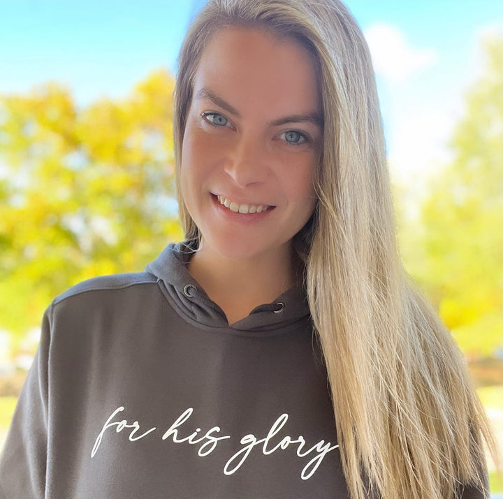 ellyandgrace DT1101 For His Glory Classic Hoodie