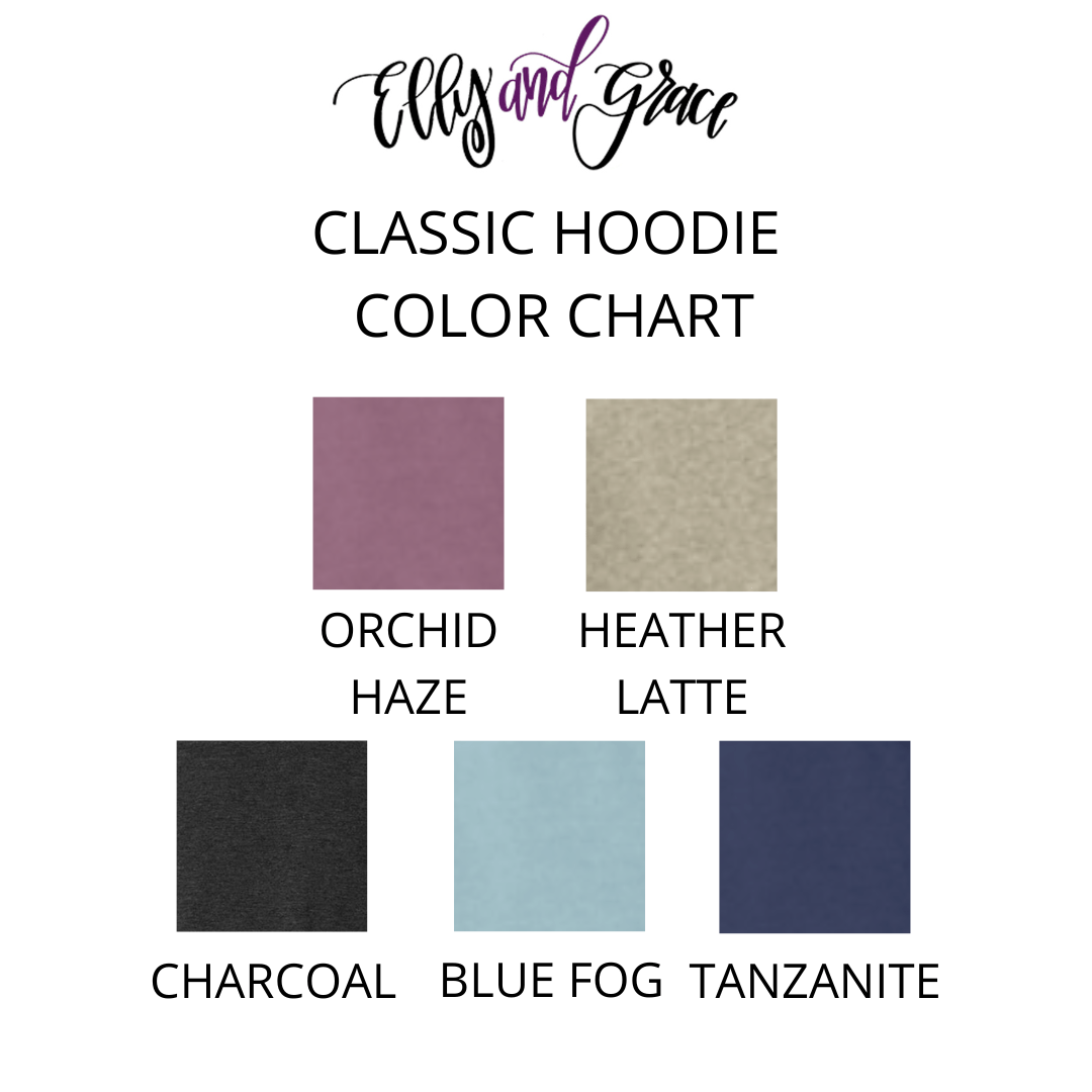 ellyandgrace DT1101 Give Thanks Classic Hoodie