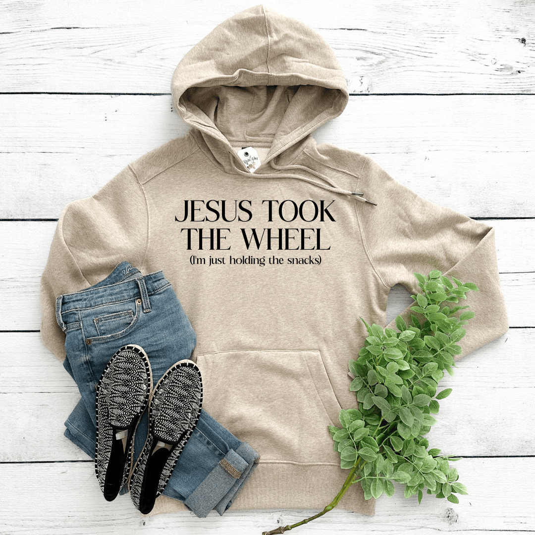 ellyandgrace DT1101 Jesus Took The Wheel Classic Hoodie