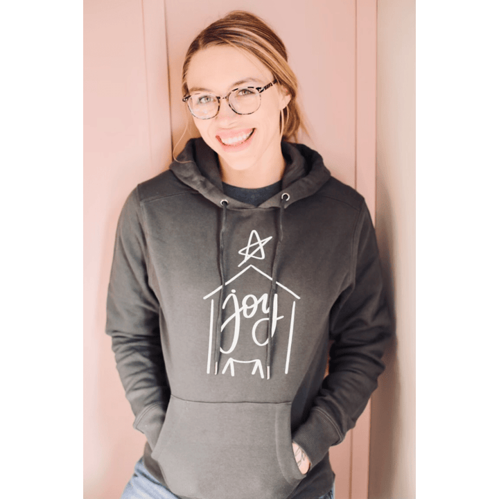 ellyandgrace DT1101 Joy Nativity Classic Hoodie