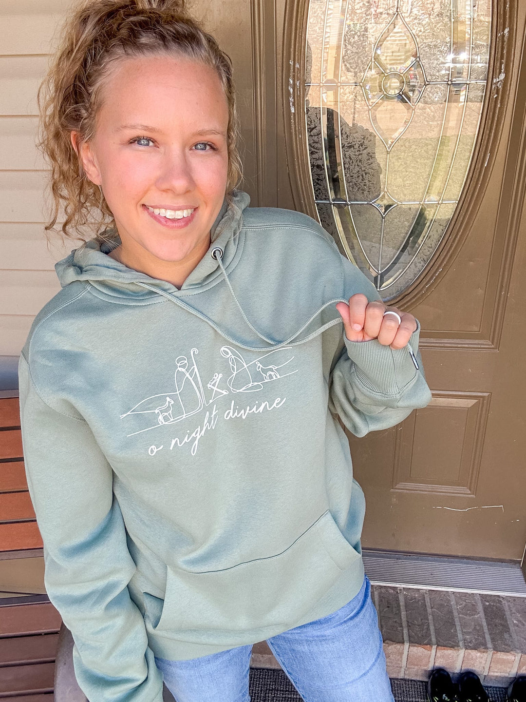 ellyandgrace DT1101 O Night Divine Classic Hoodie