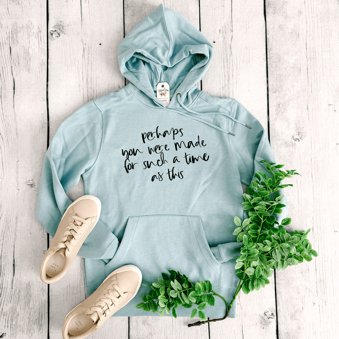 ellyandgrace DT1101 Perhaps You Were Made for Such a Time as This Classic Hoodie