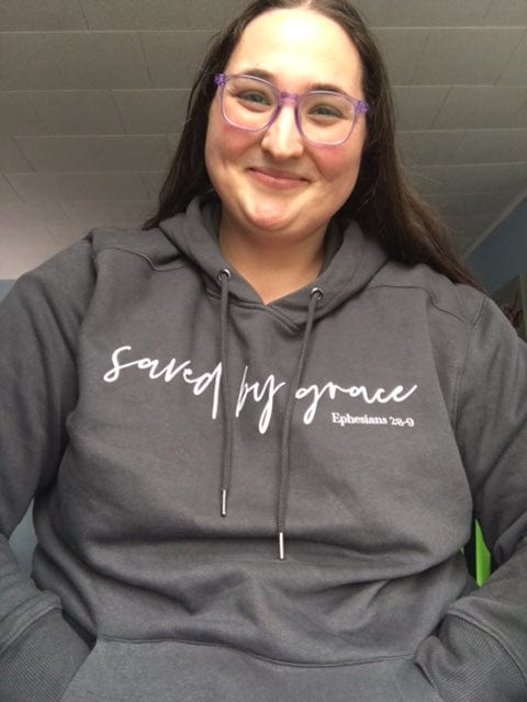 ellyandgrace DT1101 Saved by Grace Classic Hoodie