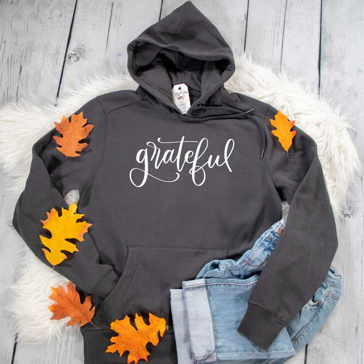 ellyandgrace DT1101 Unisex Small / Charcoal Grateful Classic Hoodie