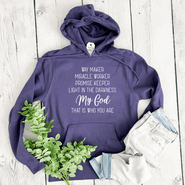 ellyandgrace DT1101 Way maker Classic Hoodie