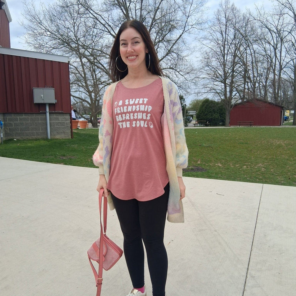 ellyandgrace DT132L A Sweet Friendship Tunic Tee