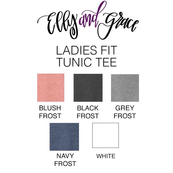 ellyandgrace DT132L Earth has no Sorrow that Heaven Can’t Heal Tunic Tee