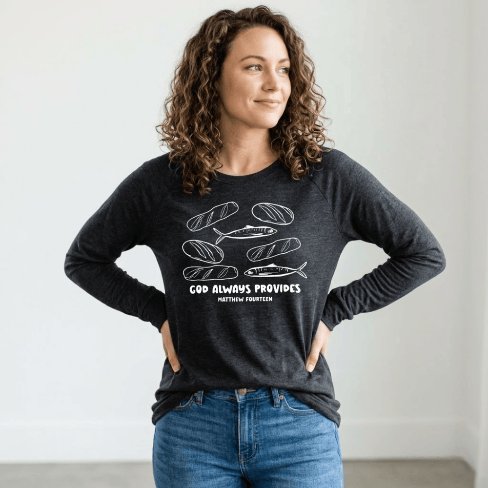 ellyandgrace DT132L God Always Provides Tunic Tee