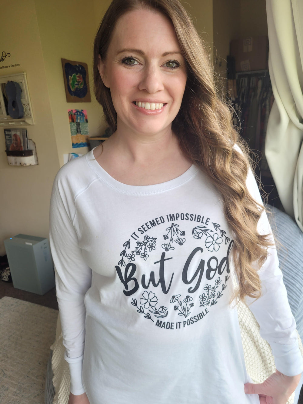 ellyandgrace DT132L It Seemed Impossible Tunic Tee