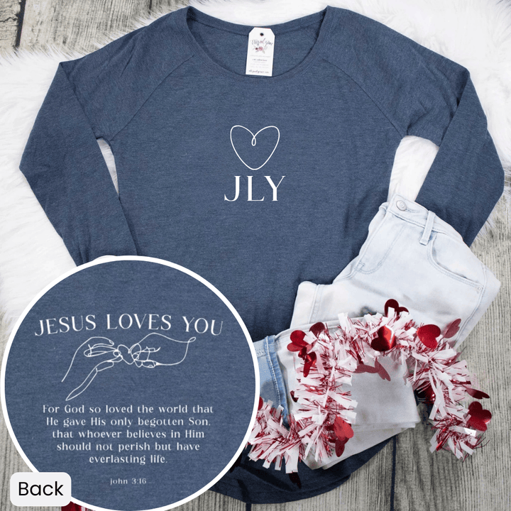 ellyandgrace DT132L JLY (Jesus Loves You) Tunic Tee
