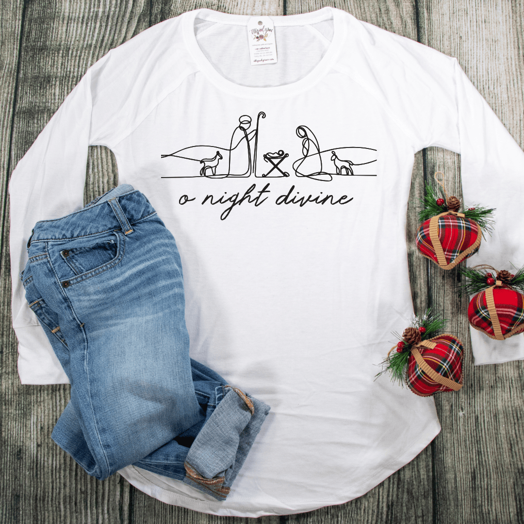 ellyandgrace DT132L O Night Divine Tunic Tee