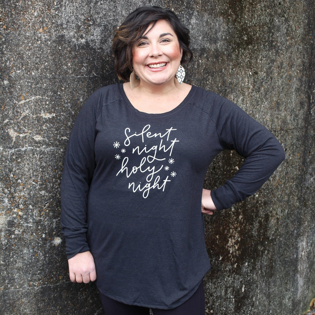 ellyandgrace DT132L Silent Night Tunic Tee