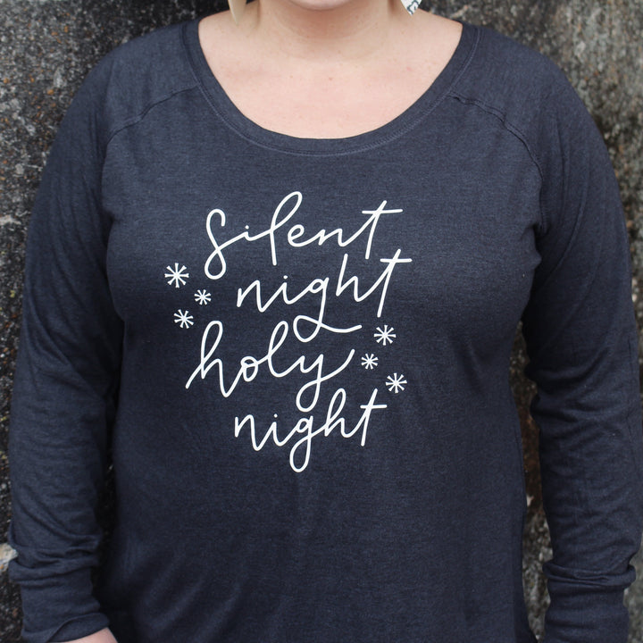 ellyandgrace DT132L Silent Night Tunic Tee