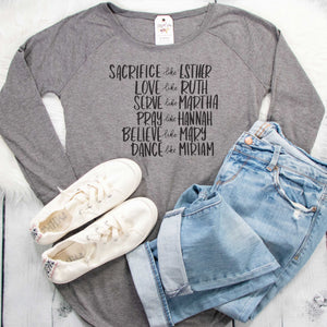 Women of the Bible Tunic Tee