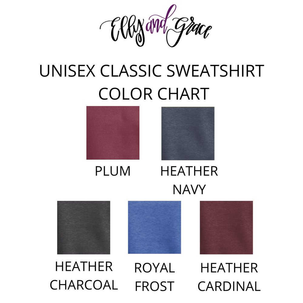 ellyandgrace DT6104 Create Your Own Unisex Classic Sweatshirt