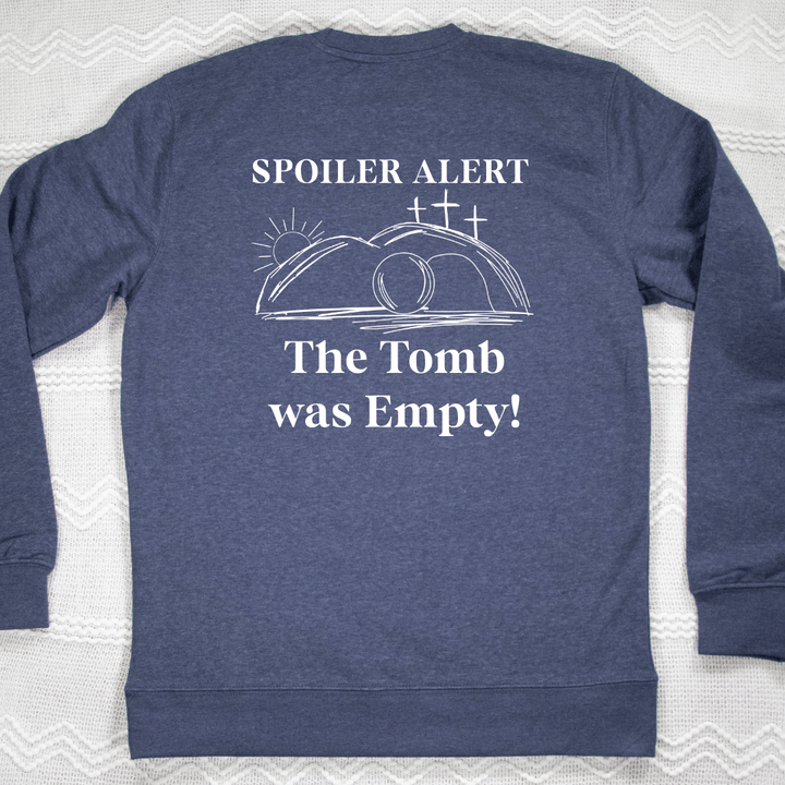 ellyandgrace DT6104 Luke 24 Cross Classic Sweatshirt