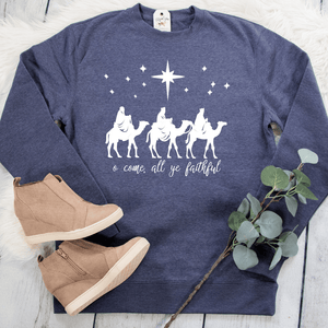 O Come All Ye Faithful Classic Sweatshirt