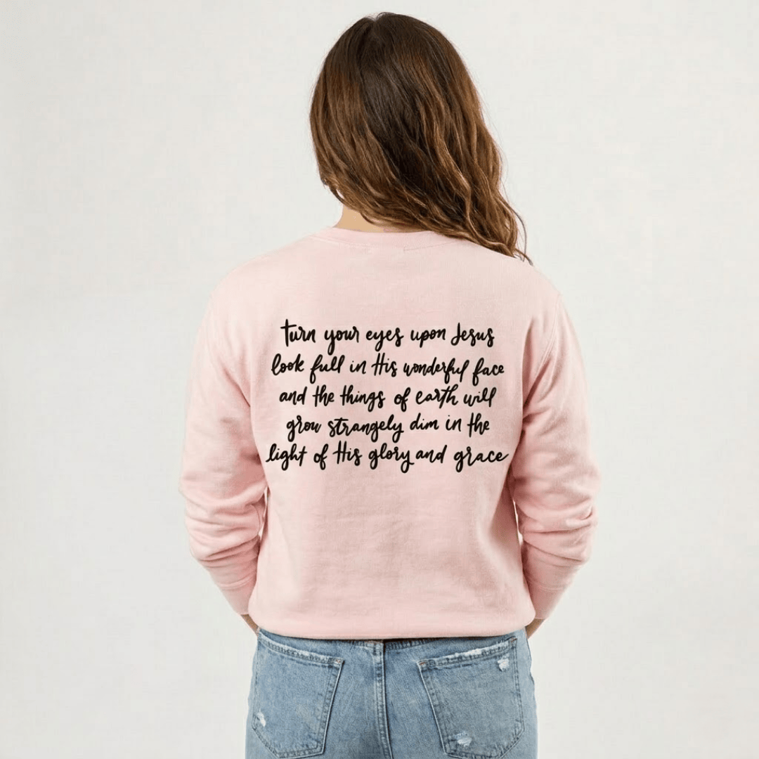 ellyandgrace DT6104 Stay Focused (Turn Your Eyes) Classic Sweatshirt