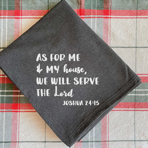 As for Me and My House Fleece Blanket