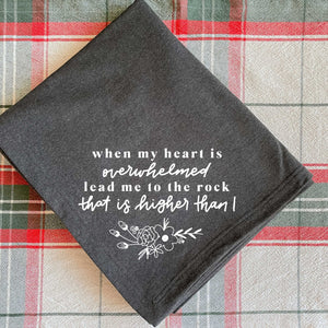 Lead Me to the Rock Fleece Blanket